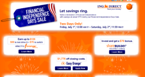 INGDirect Sale